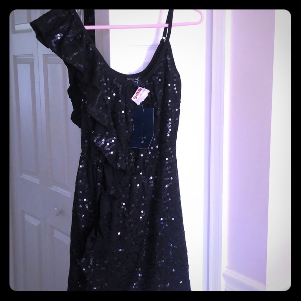 NWT black sequins dress size small